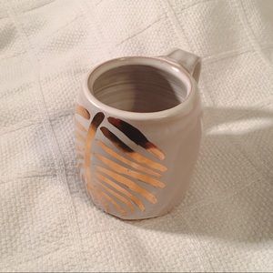 Gold leaf print bohemian mug